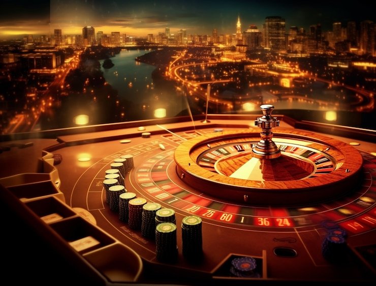 Tampilan meja live casino boneka88 dengan dealer sungguhan secara streaming langsung